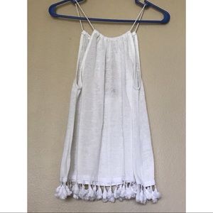 Sea Gypsies cute boho tassel tank 🧜🏼‍♀️ EUC!